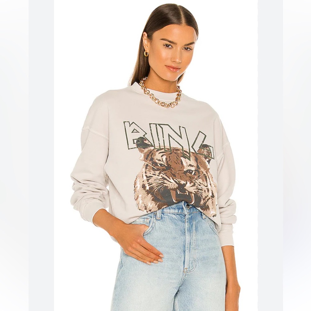 ANINE BING Stone Tiger Sweatshirt